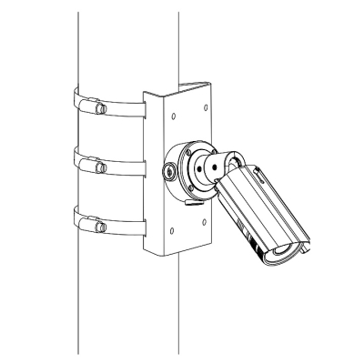 UCHWYT NA SŁUP DS-1275ZJ Hikvision