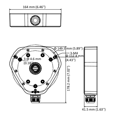 UCHWYT KAMERY DS-1280ZJ-DM25 Hikvision