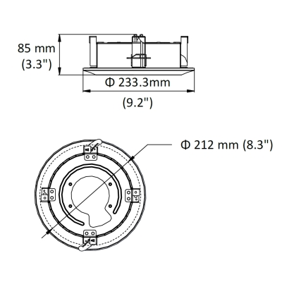 UCHWYT SUFITOWY KAMERY DS-1671ZJ-SD11 Hikvision