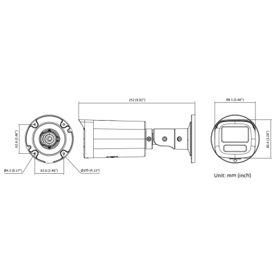 KAMERA IP DS-2CD1623G2-LIZU(2.8-12MM)PL Smart Hybrid Light - 1080p - MOTOZOOM Hikvision