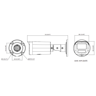 KAMERA IP DS-2CD1643G2-LIZU(2.8-12MM) Smart Hybrid Light - 3.7 Mpx - MOTOZOOM Hikvision