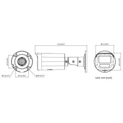 KAMERA IP DS-2CD1663G2-LIZU(2.8-12MM) Smart Hybrid Light - 6 Mpx - MOTOZOOM Hikvision