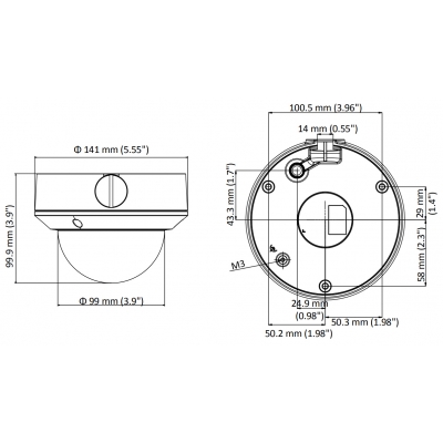 KAMERA WANDALOODPORNA IP DS-2CD1743G0-I(2.8-12MM) - 3.7 Mpx Hikvision