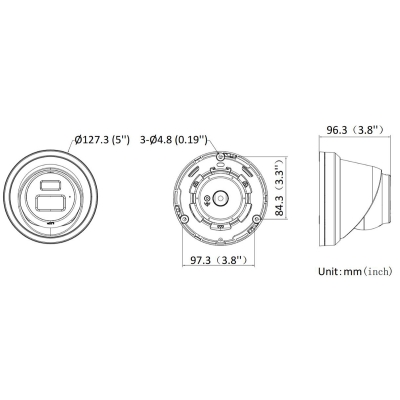 KAMERA IP DS-2CD2343G2-LI2U(2.8MM)(BLACK) Smart Hybrid Light AcuSense - 4 Mpx Hikvision