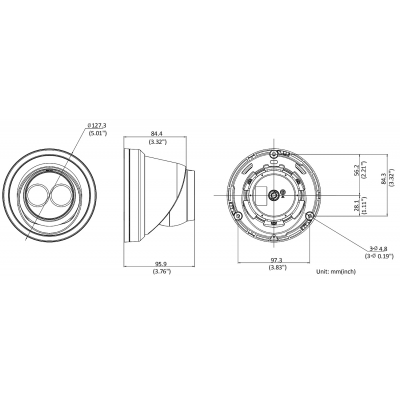 KAMERA IP DS-2CD2383G0-I(2.8MM) - 8.3 Mpx, 4K UHD Hikvision