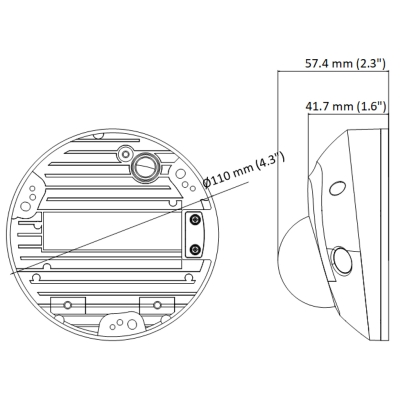 KAMERA WANDALOODPORNA IP DS-2CD2546G2-IS(2.8MM)(C)(BLACK) ACUSENSE - 4 Mpx Hikvision