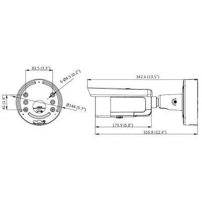 KAMERA WANDALOODPORNA IP DS-2CD2646G2-IZSU/SL(2.8-12MM)(C) - 4 Mpx - <strong>MOTOZOOM </strong>Hikvision