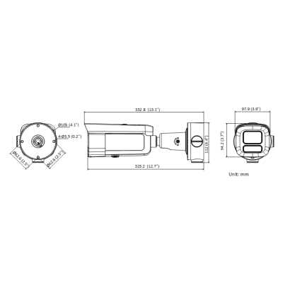 KAMERA WANDALOODPORNA IP DS-2CD2663G2-LIZS2U(2.8-12MM) Smart Hybrid Light AcuSense - 6 Mpx - MOTOZOOM Hikvision