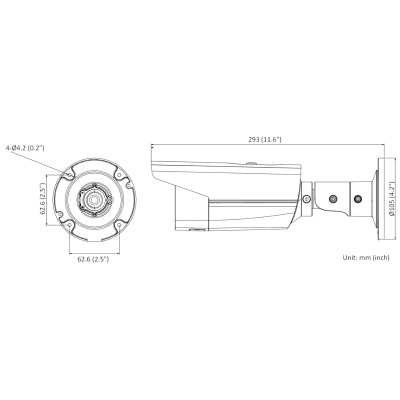 KAMERA IP DS-2CD2T43G2-2I(4MM) ACUSENSE - 4 Mpx Hikvision