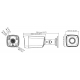 KAMERA AHD, HD-CVI, HD-TVI, PAL DS-2CE17D0T-IT5F(3.6MM)(C) - 1080p Hikvision