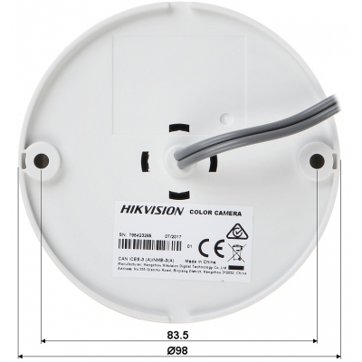 KAMERA AHD, HD-CVI, HD-TVI, PAL DS-2CE56D0T-IRMMF(2.8MM)(C) - 1080p Hikvision