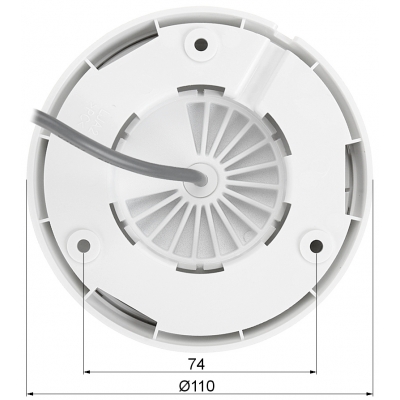 KAMERA AHD, HD-CVI, HD-TVI, PAL DS-2CE56D0T-IT3F(3.6MM)(C) - 1080p Hikvision