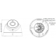 KAMERA AHD, HD-CVI, HD-TVI, PAL DS-2CE56D0T-IT3F(3.6MM)(C) - 1080p Hikvision