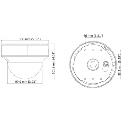 KAMERA AHD, HD-CVI, HD-TVI, CVBS DS-2CE56H0T-ITZF(2.7-13.5MM) - 5 Mpx Hikvision