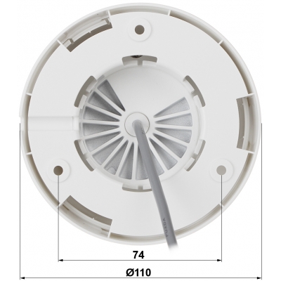KAMERA AHD, HD-CVI, HD-TVI, PAL DS-2CE72DFT-F28(2.8MM) ColorVu - 1080p Hikvision