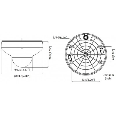 KAMERA IP SZYBKOOBROTOWA ZEWNĘTRZNA DS-2DE1A400IW-DE3(2.8MM) - 3.7 Mpx 2.8 Hikvision