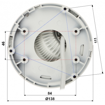 HYBRYDOWA KAMERA TERMOWIZYJNA IP DS-2TD1217-2/PA 1.8 mm - 720p, 2.1 mm - 4 Mpx Hikvision