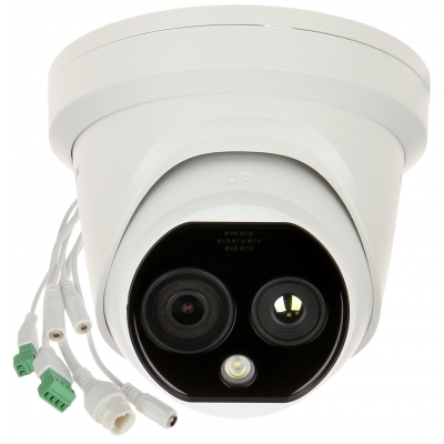 HYBRYDOWA KAMERA TERMOWIZYJNA IP DS-2TD1217-2/PA 1.8 mm - 720p, 2.1 mm - 4 Mpx Hikvision