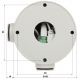 HYBRYDOWA KAMERA TERMOWIZYJNA IP DS-2TD2617-3/PA 3.1 mm - 720p, 4 mm - 4 Mpx Hikvision
