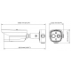 HYBRYDOWA KAMERA TERMOWIZYJNA IP DS-2TD2617-3/PA 3.1 mm - 720p, 4 mm - 4 Mpx Hikvision