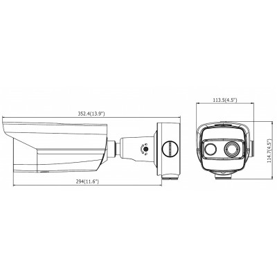 HYBRYDOWA KAMERA TERMOWIZYJNA IP DS-2TD2617-3/V1 3.1 mm - 720p, 4 mm - 1080p Hikvision