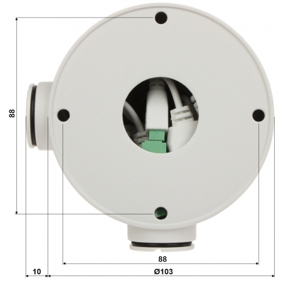 HYBRYDOWA KAMERA TERMOWIZYJNA IP DS-2TD2617-6/PA 6.2 mm - 720p, 8 mm - 4 Mpx Hikvision