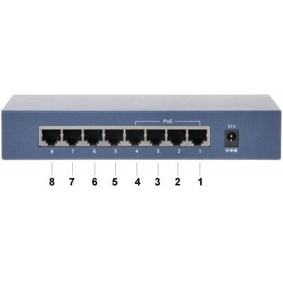 SWITCH POE DS-3E0108P-E 8-PORTOWY Hikvision