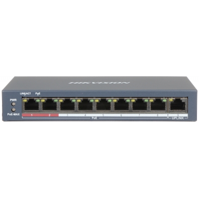 SWITCH POE DS-3E0109P-E(C) 8-PORTOWY Hikvision
