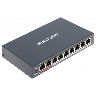 SWITCH POE DS-3E0109P-E(C) 8-PORTOWY Hikvision