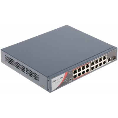 SWITCH POE DS-3E0318P-E/M(B) 16-PORTOWY SFP Hikvision