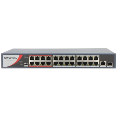 SWITCH POE DS-3E0326P-E/M(B) 24-PORTOWY SFP Hikvision