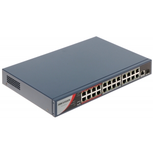 SWITCH POE DS-3E0326P-E/M(B) 24-PORTOWY SFP Hikvision