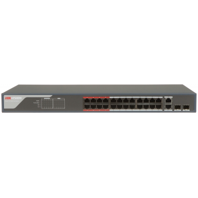 SWITCH POE DS-3E1326P-EI 24-PORTOWY SFP Hikvision