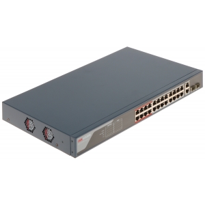 SWITCH POE DS-3E1326P-EI 24-PORTOWY SFP Hikvision