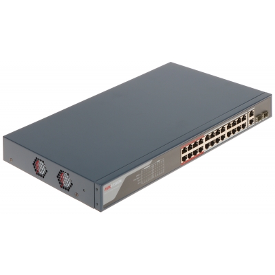 SWITCH POE DS-3E1326P-EI 24-PORTOWY SFP Hikvision