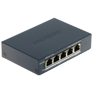 SWITCH POE DS-3E1505P-EI 4-PORTOWY Hikvision