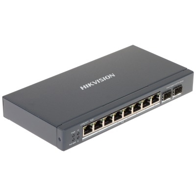 SWITCH POE DS-3E1510P-SI 8-PORTOWY SFP Hikvision