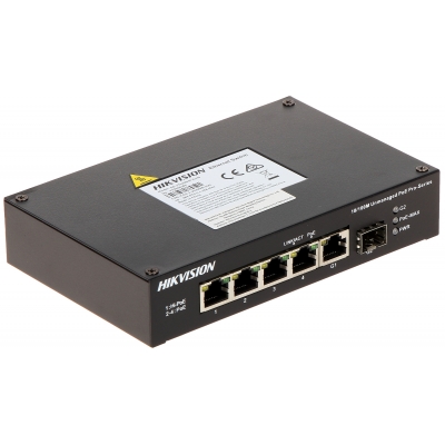 SWITCH POE DS-3T0306HP-E/HS 4-PORTOWY SFP Hikvision