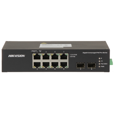 SWITCH POE DS-3T0510HP-E/HS 8-PORTOWY SFP Hikvision
