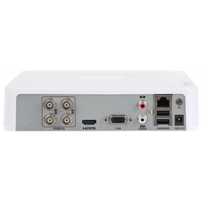 REJESTRATOR AHD, HD-CVI, HD-TVI, CVBS, TCP/IP DS-7104HGHI-F1 4 KANAŁY Hikvision