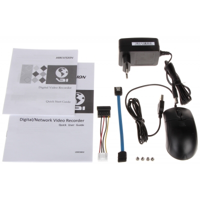 REJESTRATOR AHD, HD-CVI, HD-TVI, CVBS, TCP/IP DS-7204HUHI-K1/E(S) 4 KANAŁY Hikvision