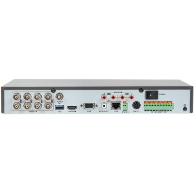 REJESTRATOR AHD, HD-CVI, HD-TVI, CVBS, TCP/IP DS-7208HUHI-K1(S) 8 KANAŁÓW Hikvision
