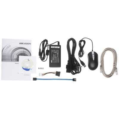 REJESTRATOR IP DS-7604NI-K1/4P(B) 4 KANAŁY + 4-PORTOWY SWITCH POE Hikvision