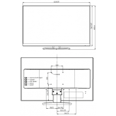 MONITOR HDMI, DP, AUDIO DS-D5027UC 27 