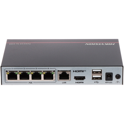 REJESTRATOR IP DS-E04NI-Q1/4P(SSD2T) 4 KANAŁY, 4 PoE Hikvision