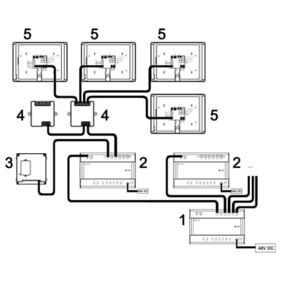 SWITCH   DS-KAD7061EY DLA 2-PRZEWODOWYCH SYSTEMÓW WIDEODOMOFONOWYCH HIKVISION