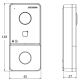 WIDEODOMOFON BEZPRZEWODOWY DS-KV6113-WPE1(C)/SURFACE Wi-Fi / IP Hikvision