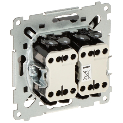 ŁĄCZNIK KRZYŻOWY PODWÓJNY DW7/2.01/X/49-SIMON54 250 V 10 A