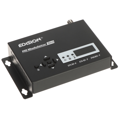 CYFROWY MODULATOR DVB-T, DVB-C, ISDB-T EDISION-3IN1/HD