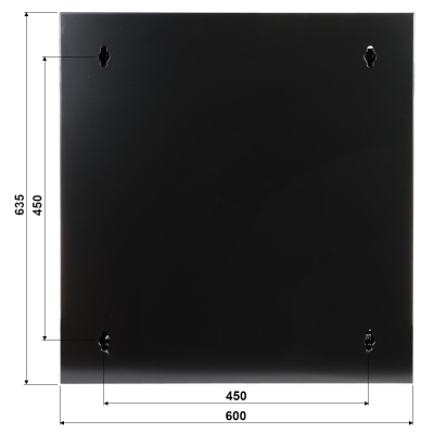 SZAFA RACK WISZĄCA, DWUSEKCYJNA EPRADO-R19-12U/550/2S